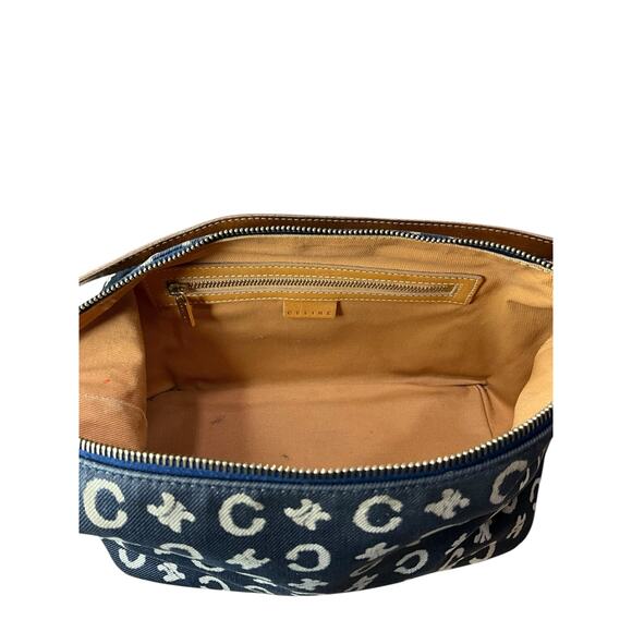 622. Celine Denim Macadam Shoulder Bag - Classic & Stylish - Picture 5 of 5